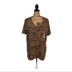 Animal Print 1X Tee